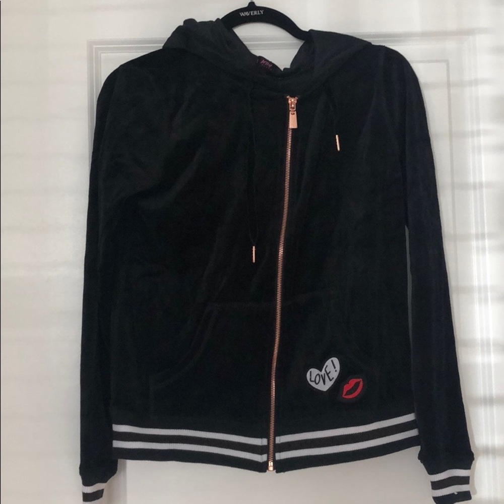 NWT Betsey Johnson Velour Jacket